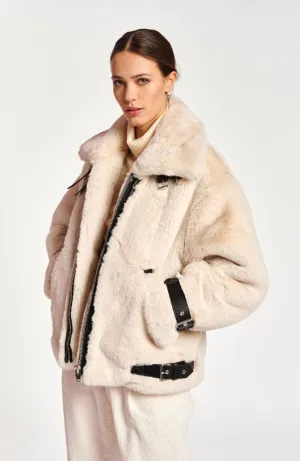 Acceptance Faux Fur Jacket