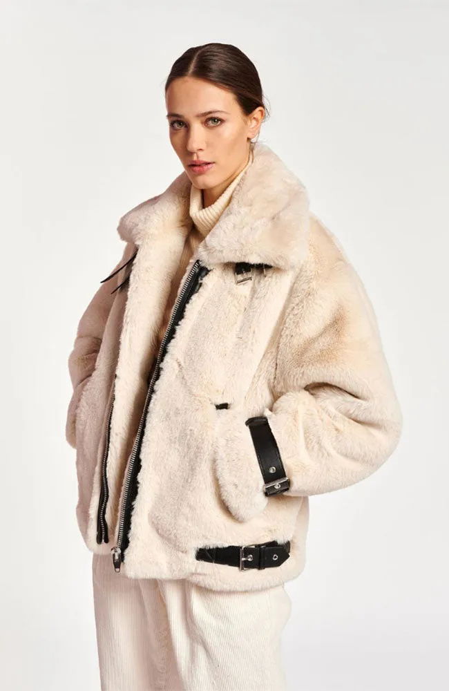 Acceptance Faux Fur Jacket