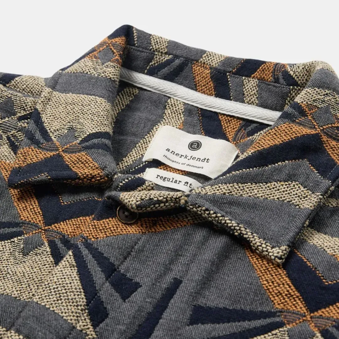 Akoscar Pattern Overshirt (Wood Thrush)