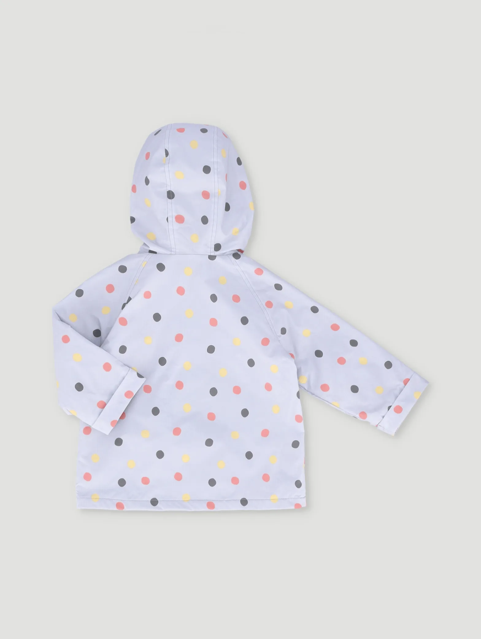 Baby Girls Funky Polka Dot Rain Jacket