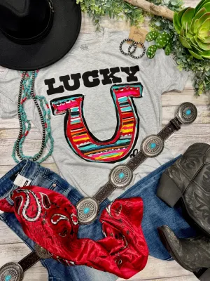 CALLIE ANN LUCKY HORSESHOE TEE