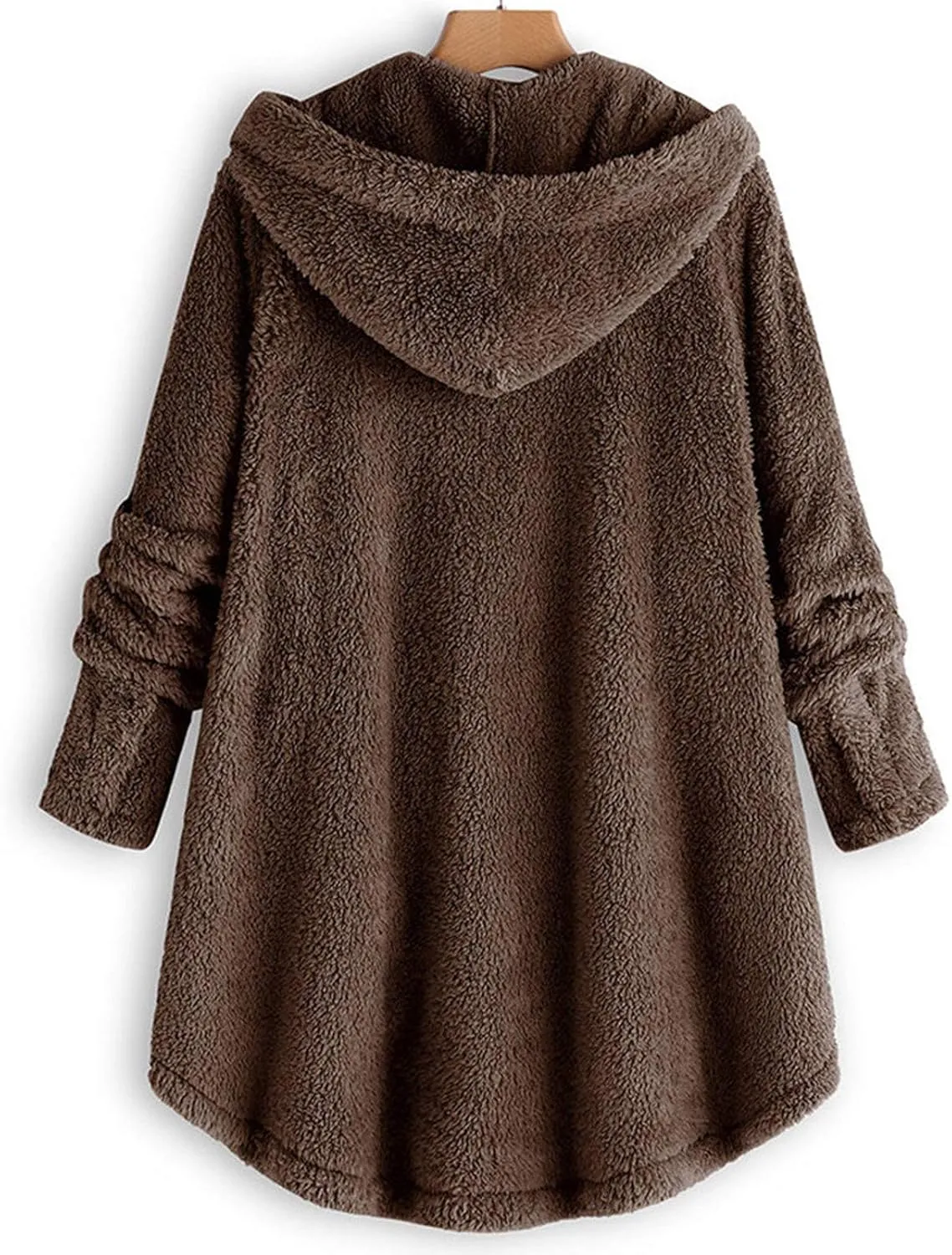 Ceboyel Womens Fleece Hoodie Sweatshirt 2023 Fuzzy Teddy Coat Shearling Warm Winter Jackets Pajamas Loungewear Clothing 2023