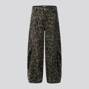Colorful fashion street style men's denim pants