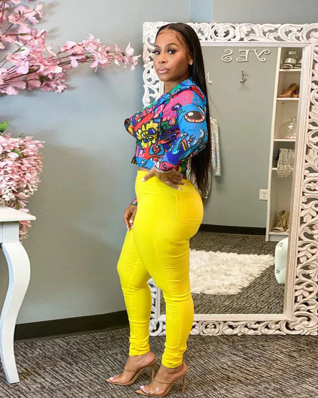 Colorful Moto Jacket