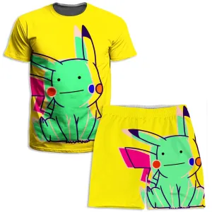 Ditto Pikachu T-Shirt and Shorts Combo