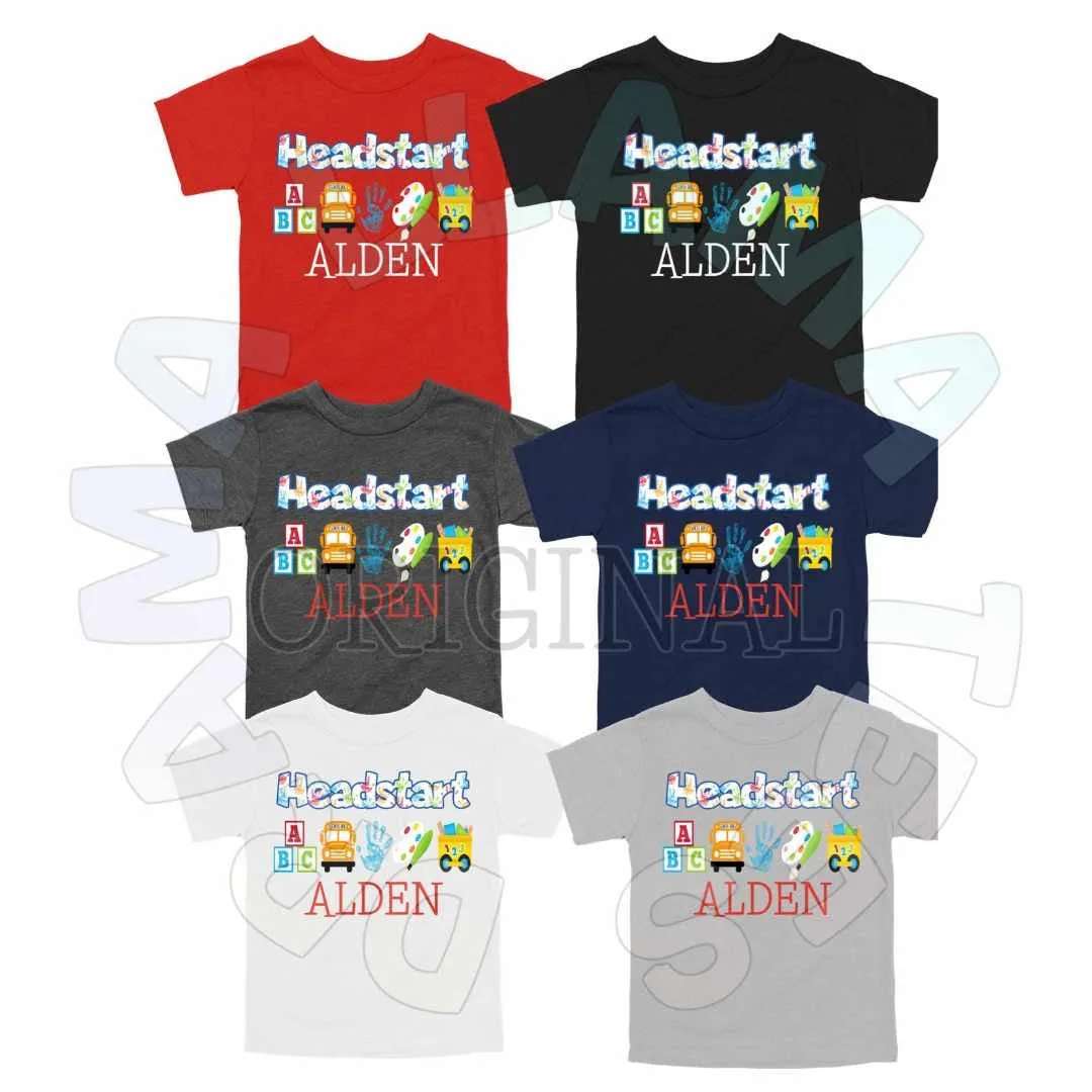 Drama Llama Original Back to School Headstart Tees *multiple color options*