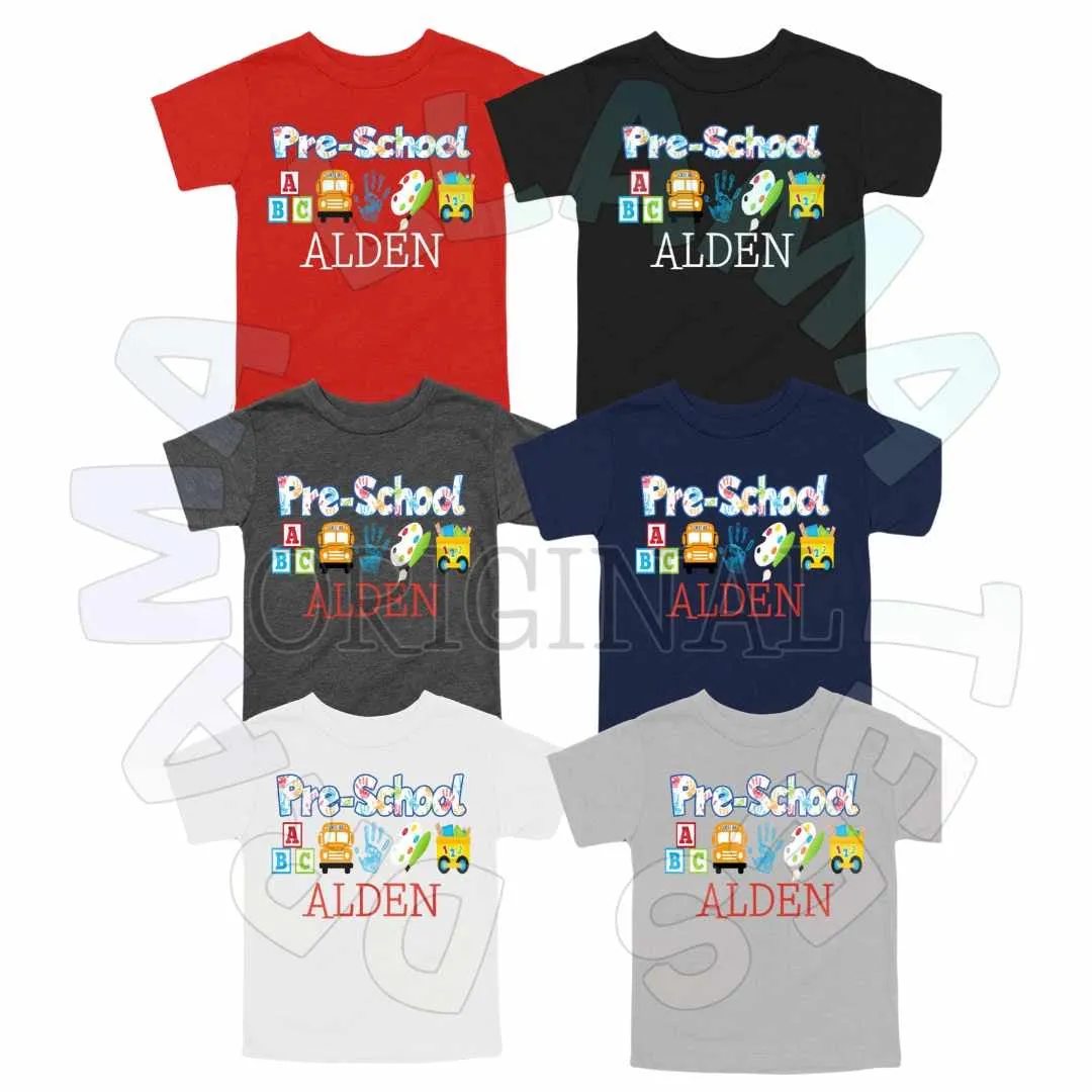 Drama Llama Original Back to School Pre-School Tees *multiple color options*