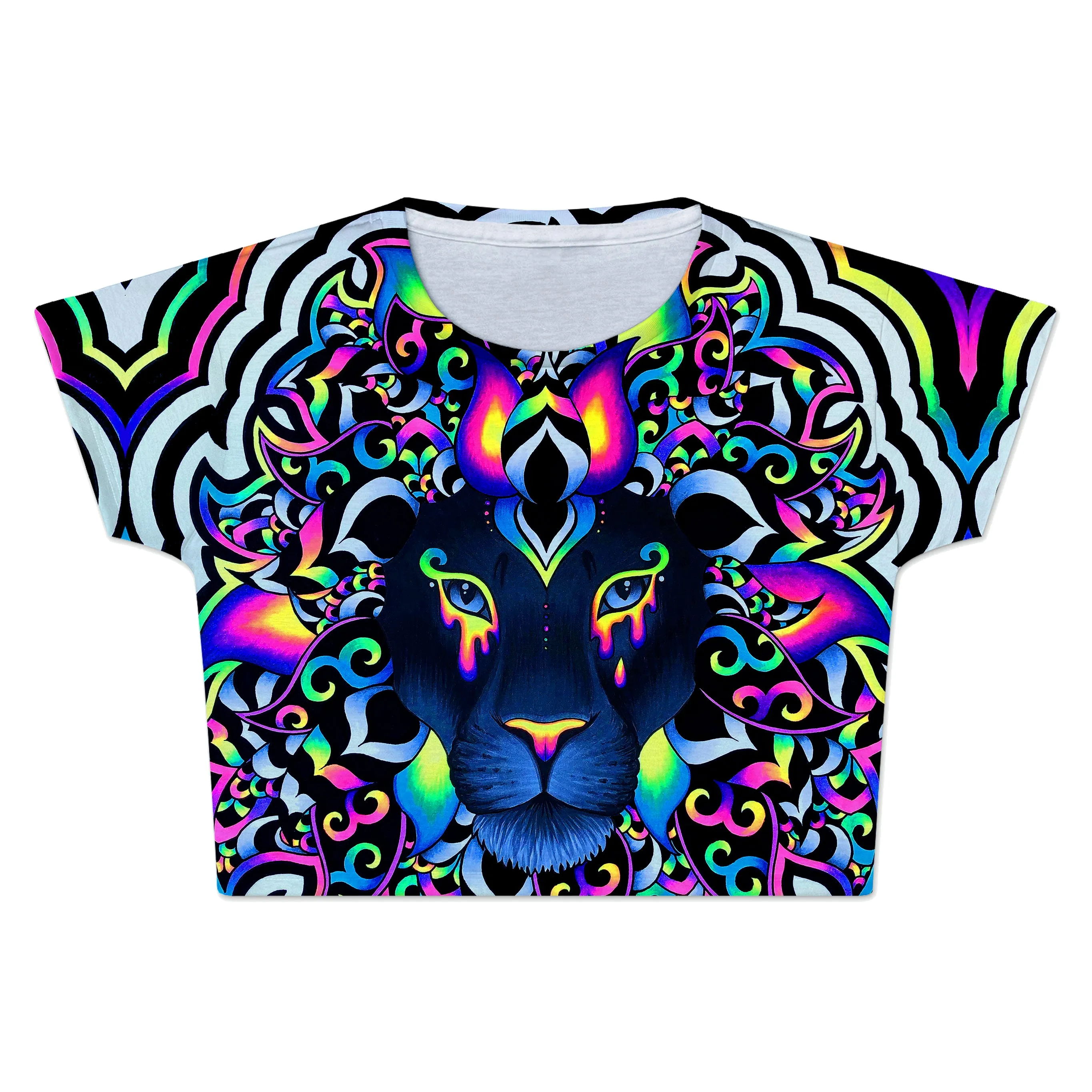Electric Lion Crop Tee