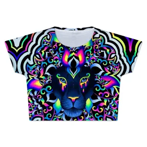 Electric Lion Crop Tee