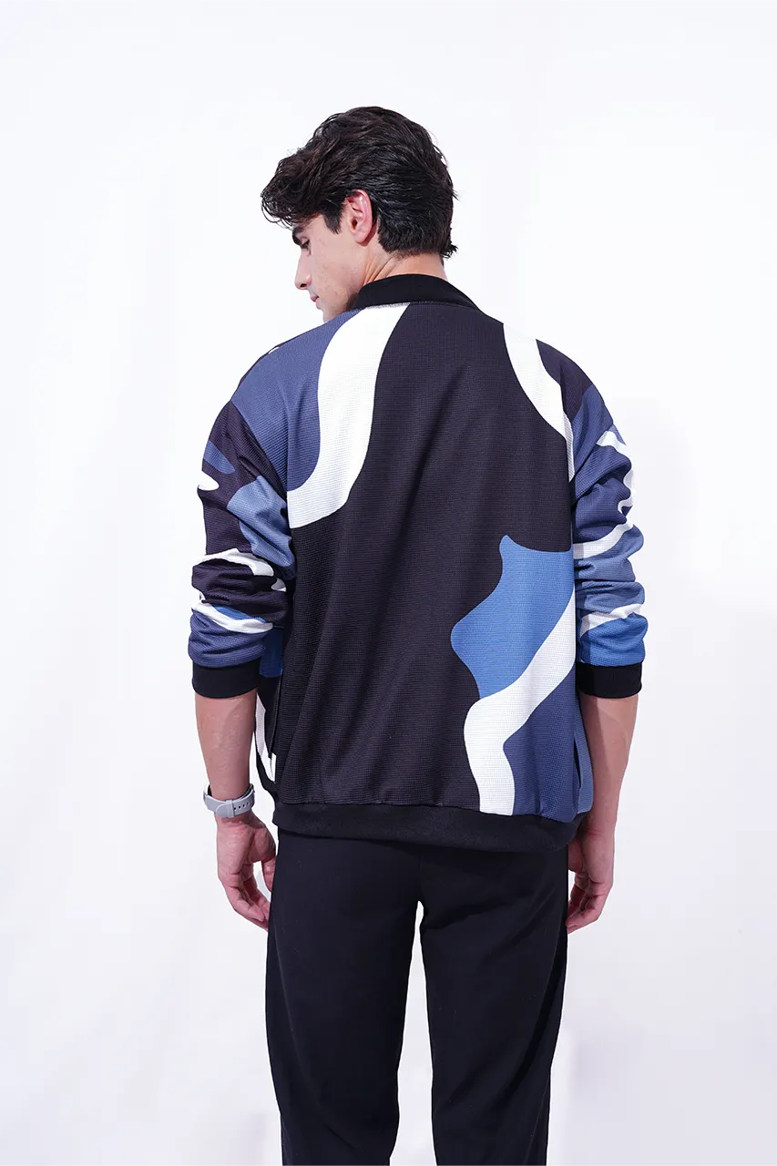 Elemental Abstract Bomber Jacket - Unisex