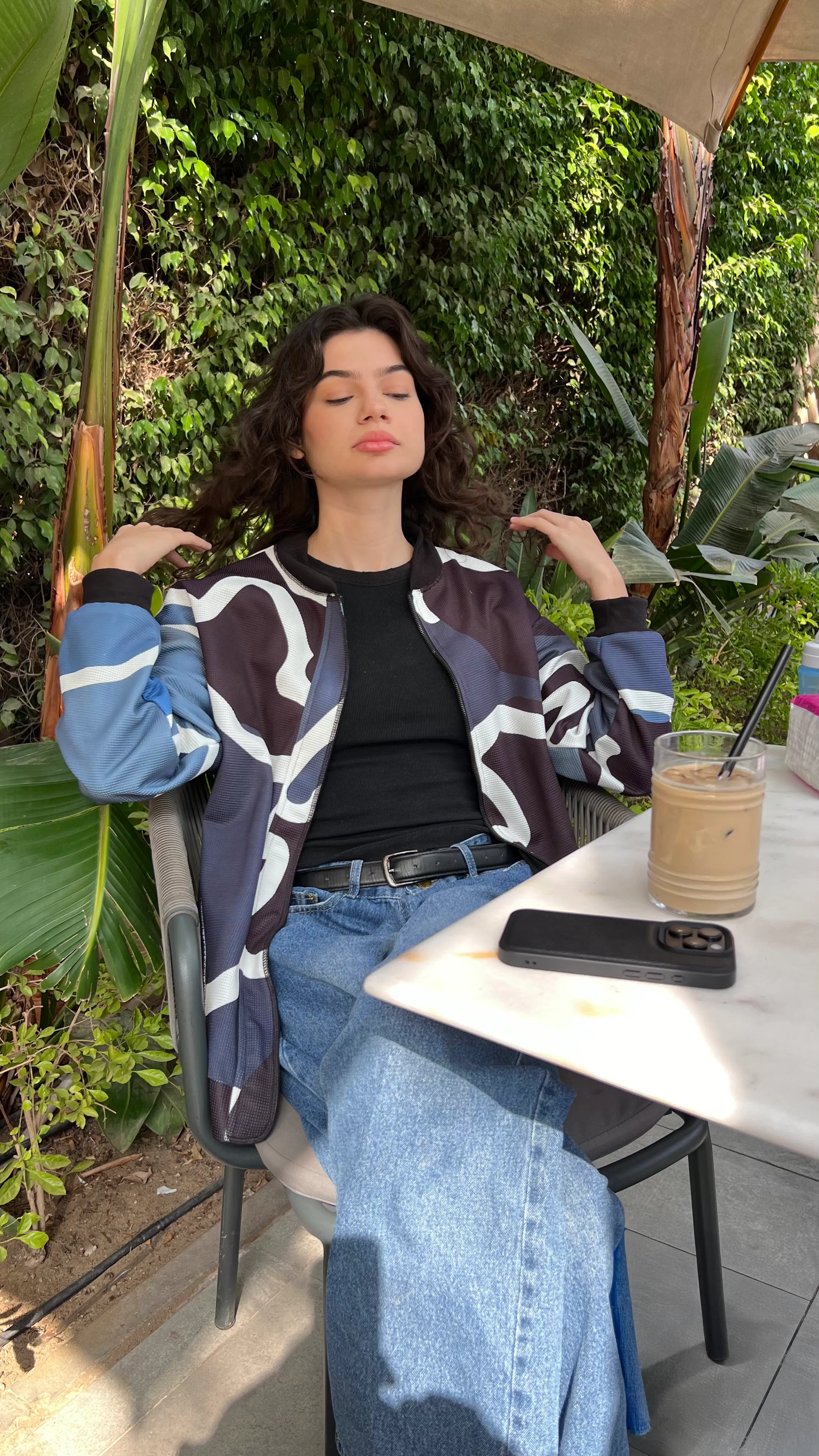 Elemental Abstract Bomber Jacket - Unisex