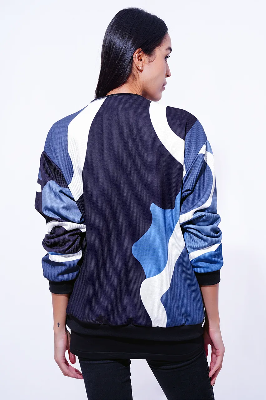 Elemental Abstract Bomber Jacket - Unisex