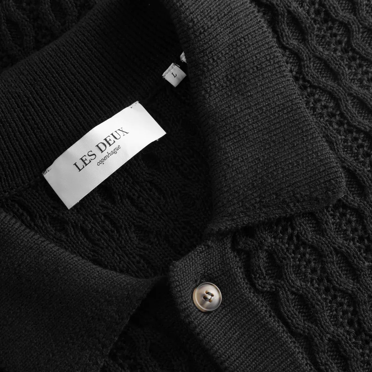 Garrett Knitted Shirt (Black)