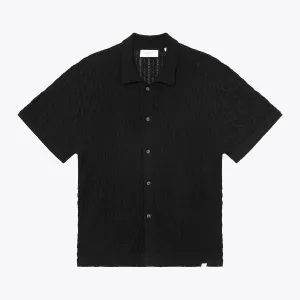 Garrett Knitted Shirt (Black)