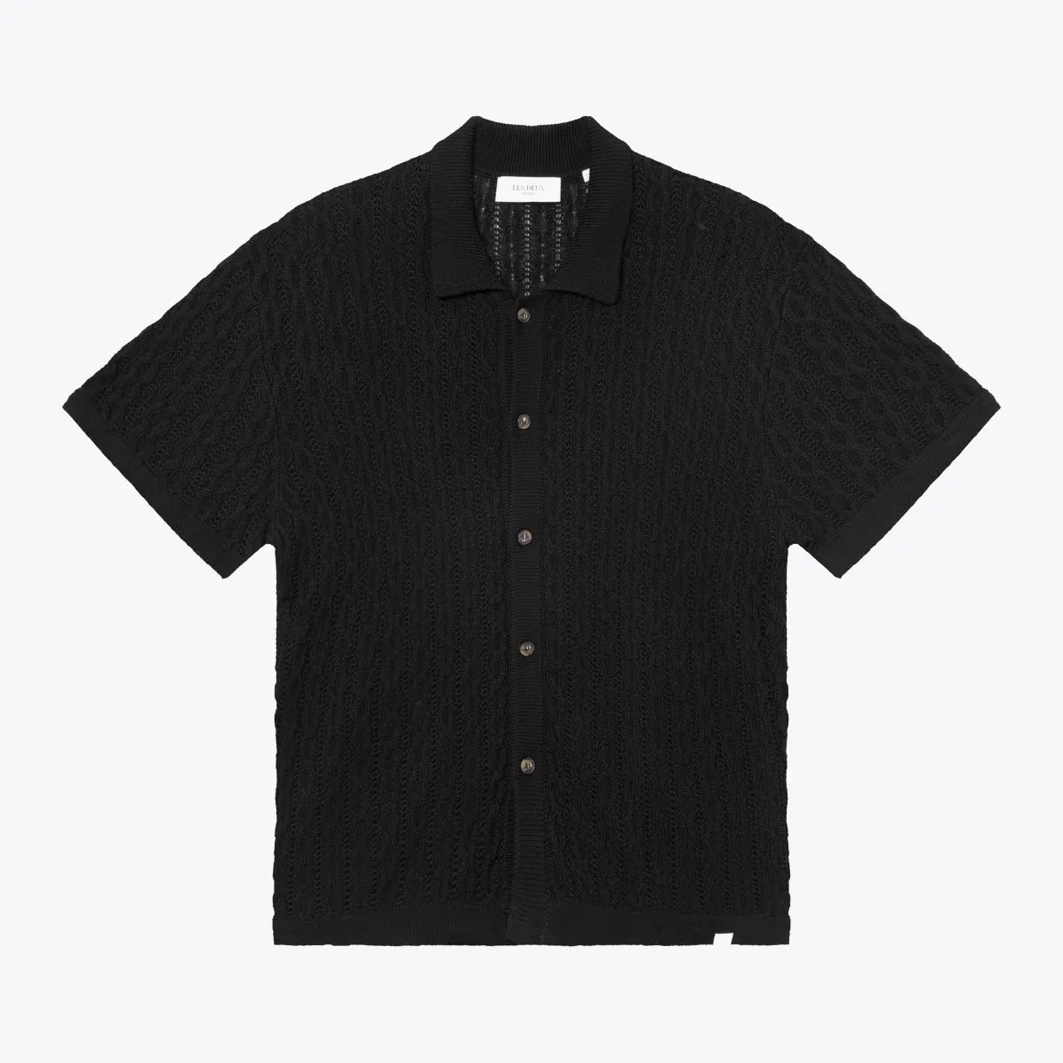 Garrett Knitted Shirt (Black)