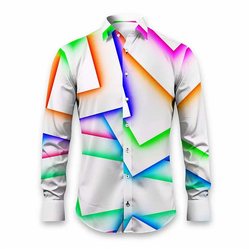Geometry Artistic Patterned Shirts