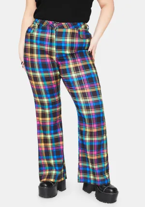 Get Into The Groove Plaid Pants