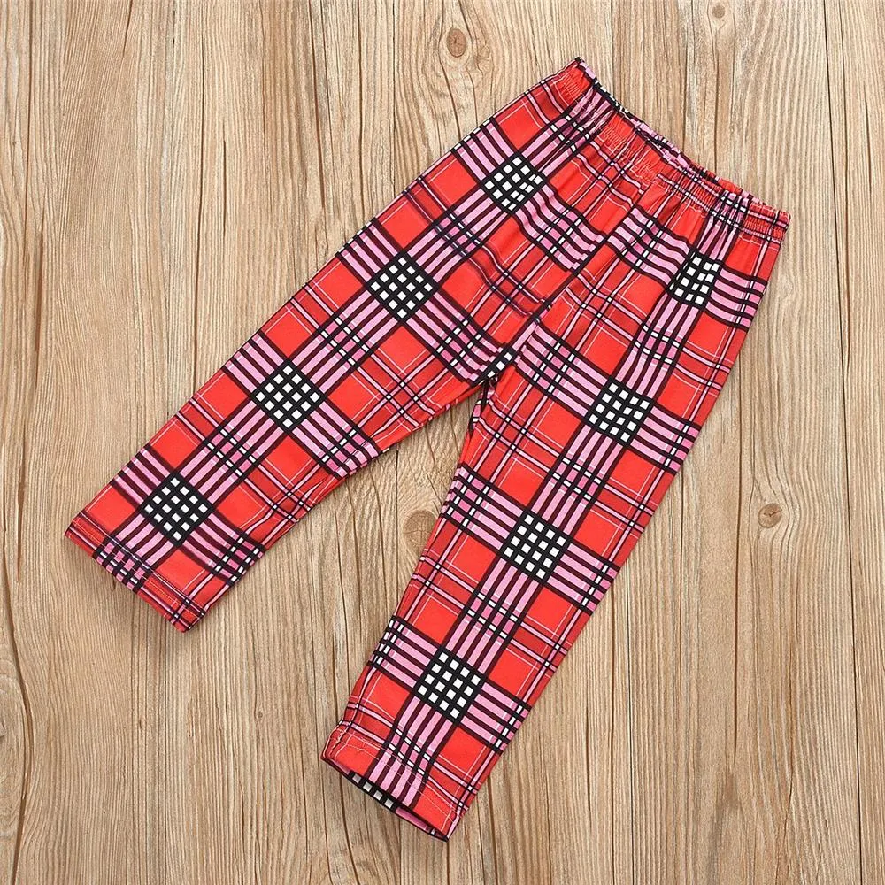 Girls Heart Long Sleeve Top & Printed Pants & Scarf Kids Apparel Wholesalers