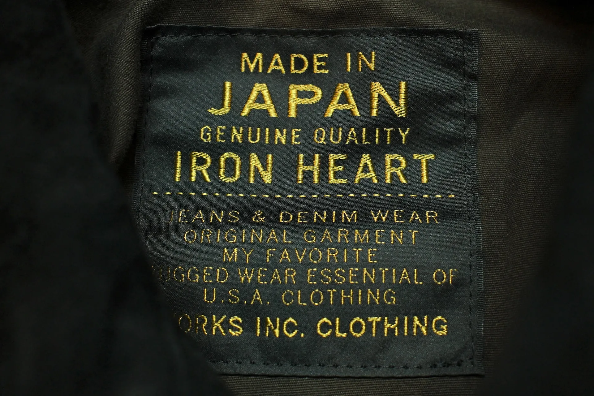 Iron Heart Split Steer Roughout Cowhide Modified Type 3 Jacket (Black)