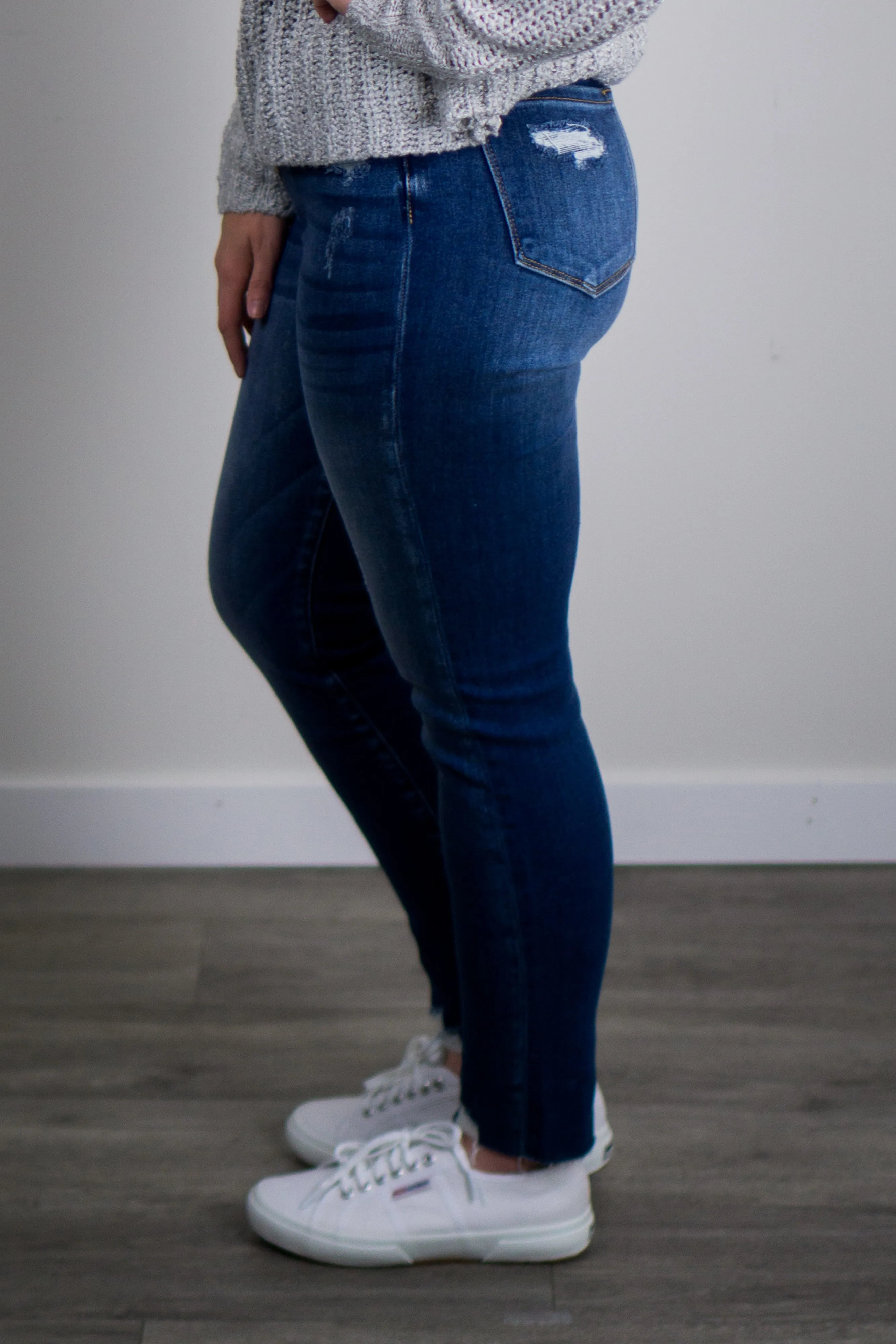 KanCan High Rise Cigarette Jeans