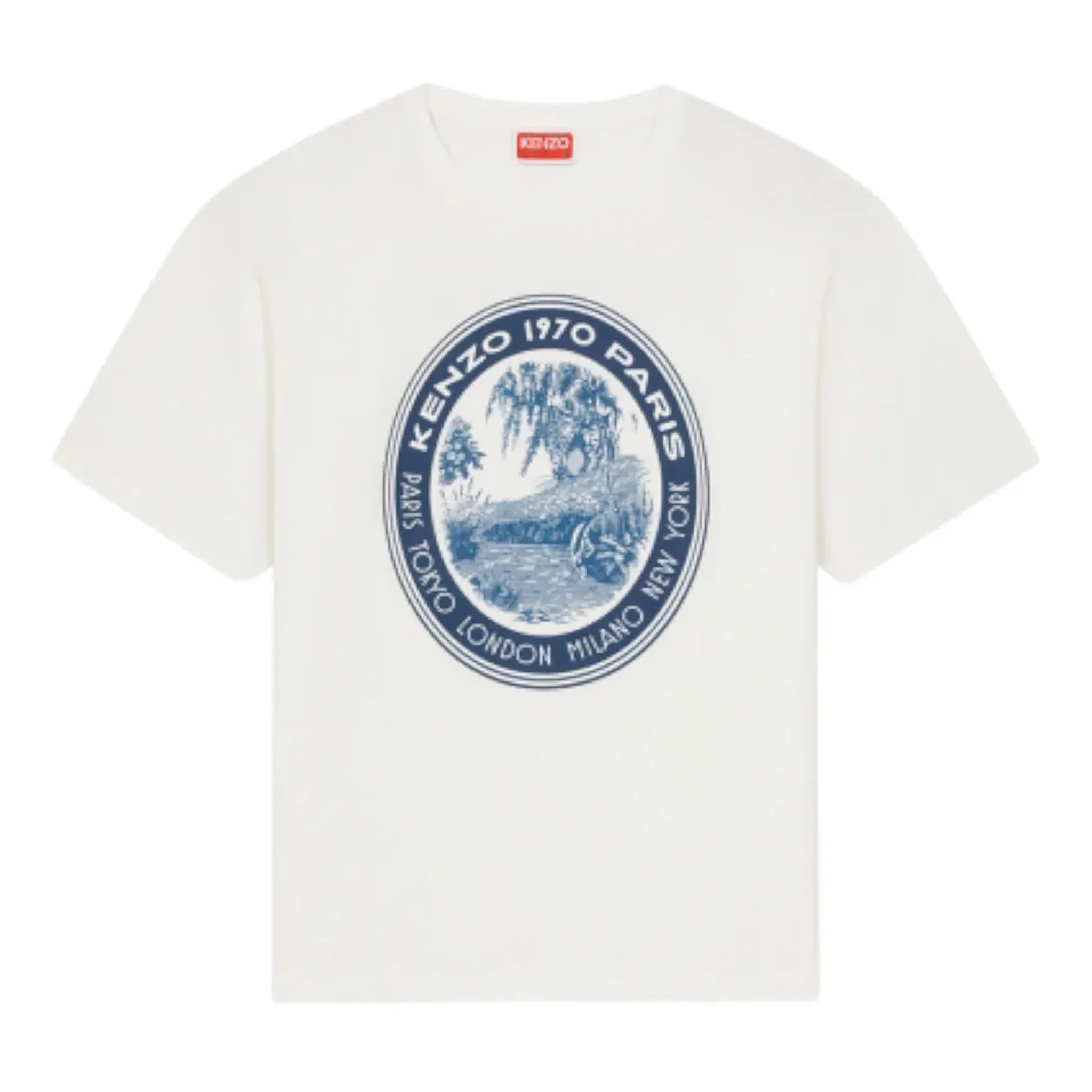 Kenzo Men's Tiger Patch Oversize T-Shirt