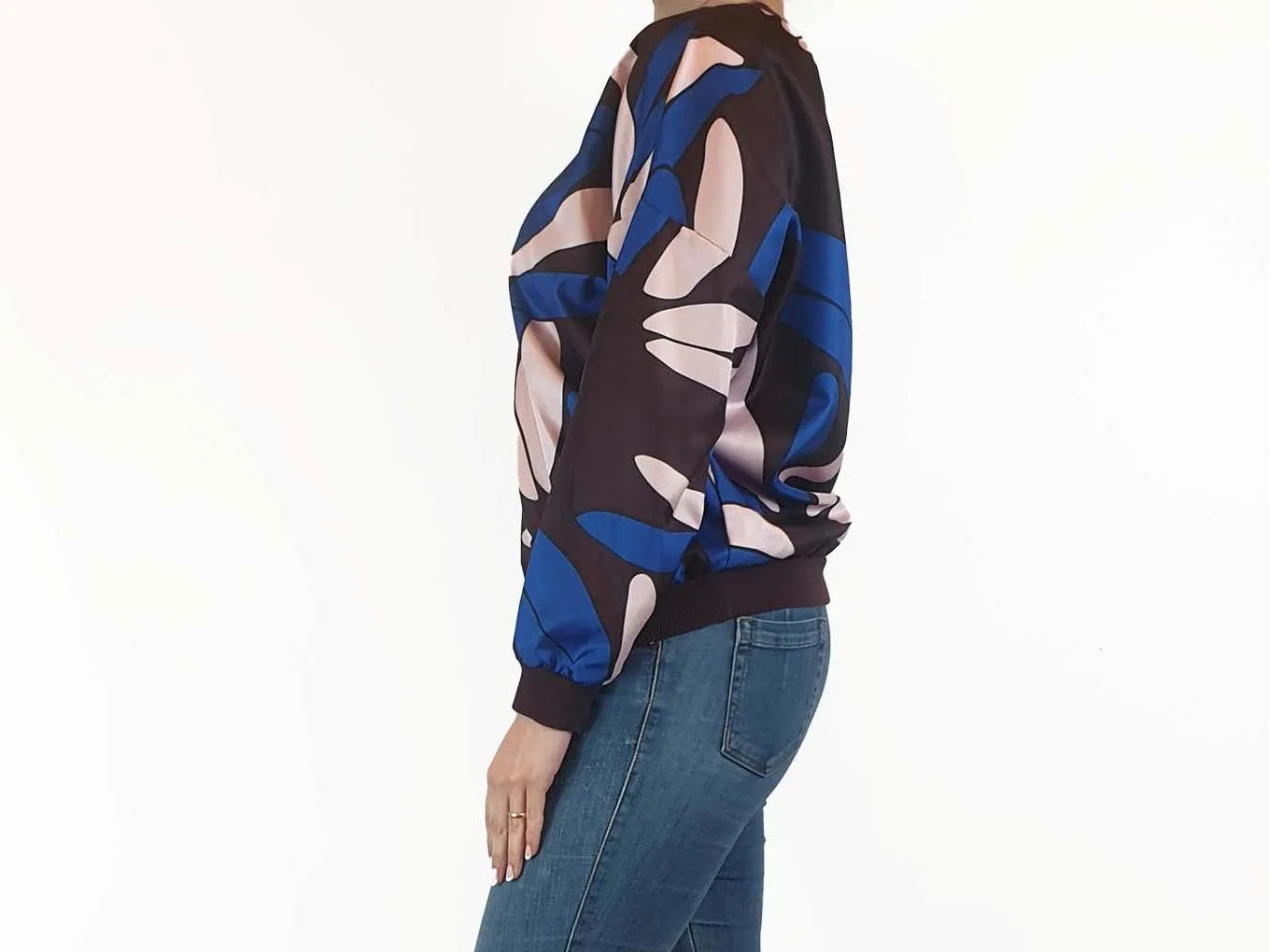 Leonard St brown floral print jumper size 10
