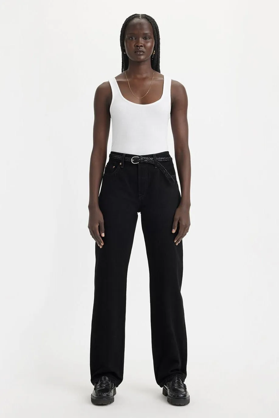 LEVI'S 501 90'S JEAN - RINSED BLACKTOP