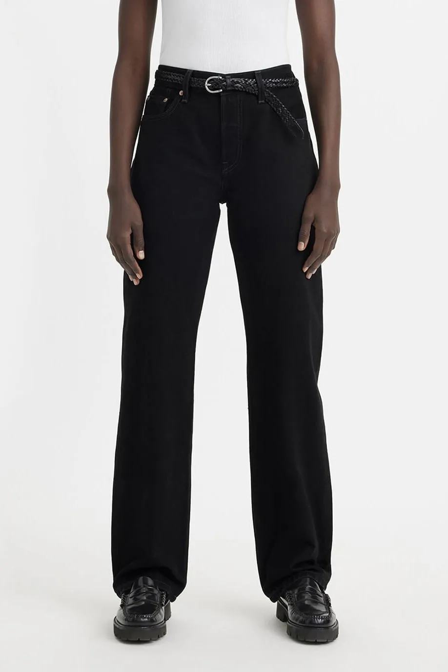 LEVI'S 501 90'S JEAN - RINSED BLACKTOP