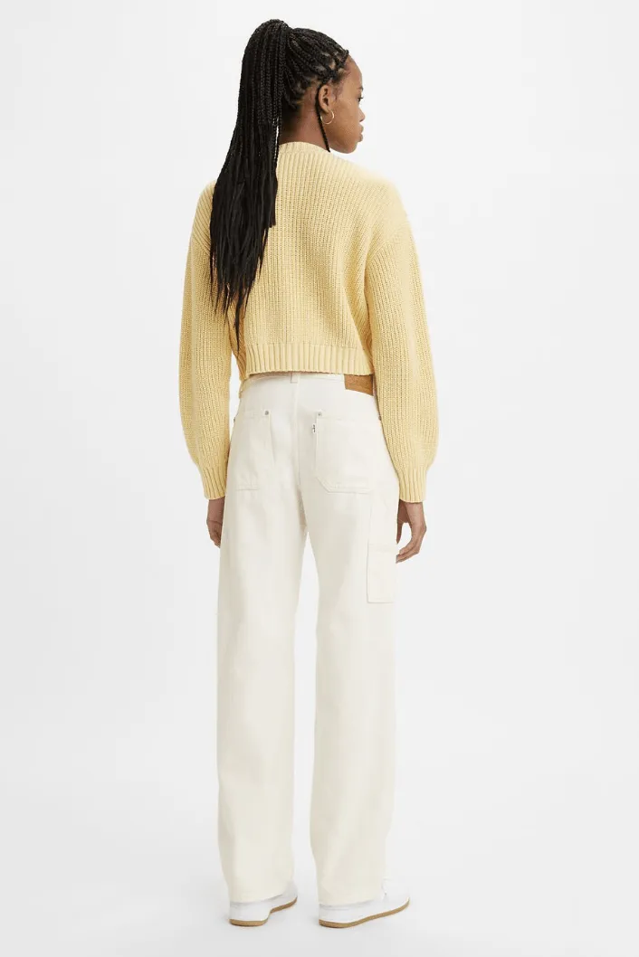 LEVI'S DAD UTILITY PANT - WHITE RINSE