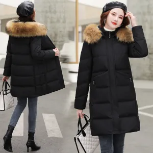 LuxFur Quilted Plus-Size Jacket – Stay Warm, Stay Stylish