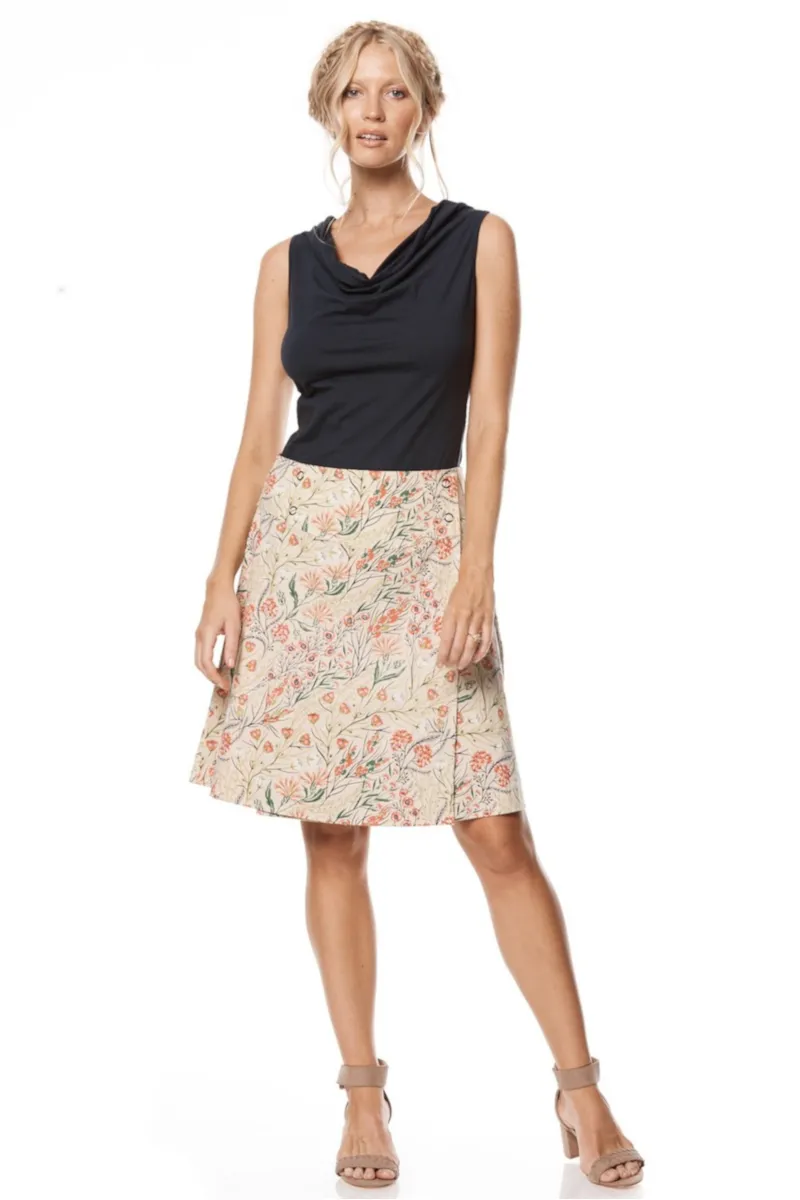 Mahashe - Reversible Skirt Coral & Kaleido