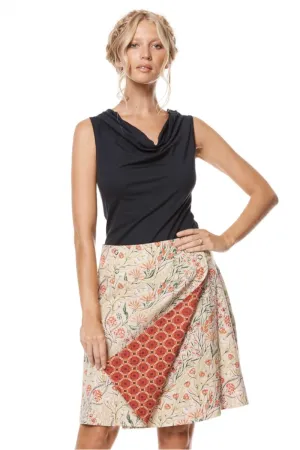 Mahashe - Reversible Skirt Coral & Kaleido
