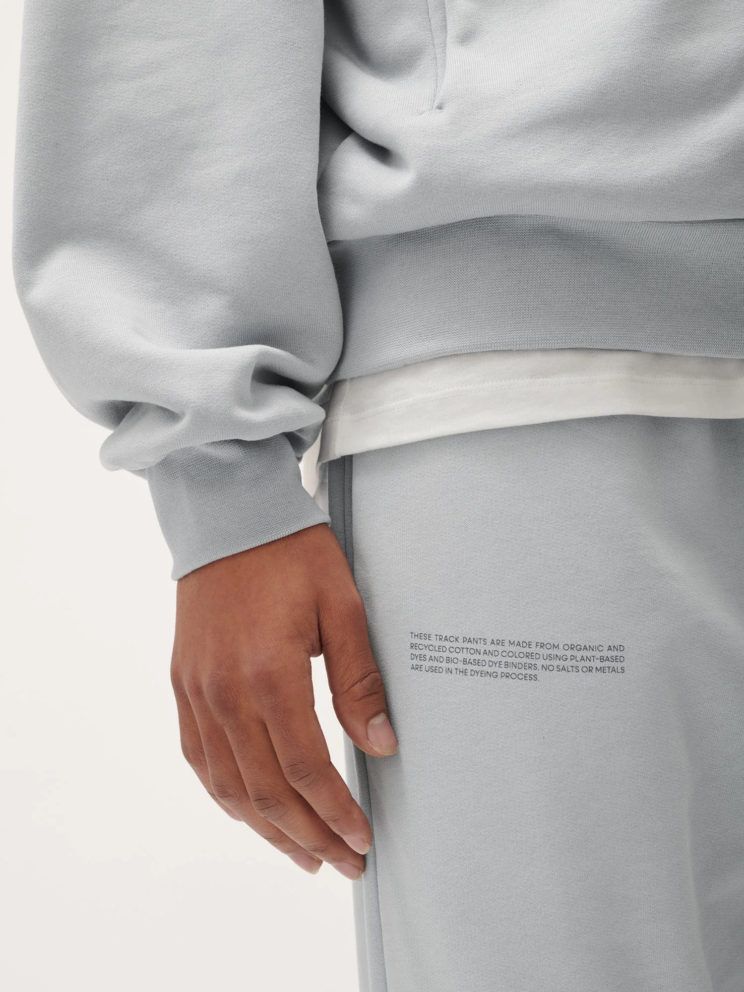 Mens Natural Dye Track Pants—midnight fog grey