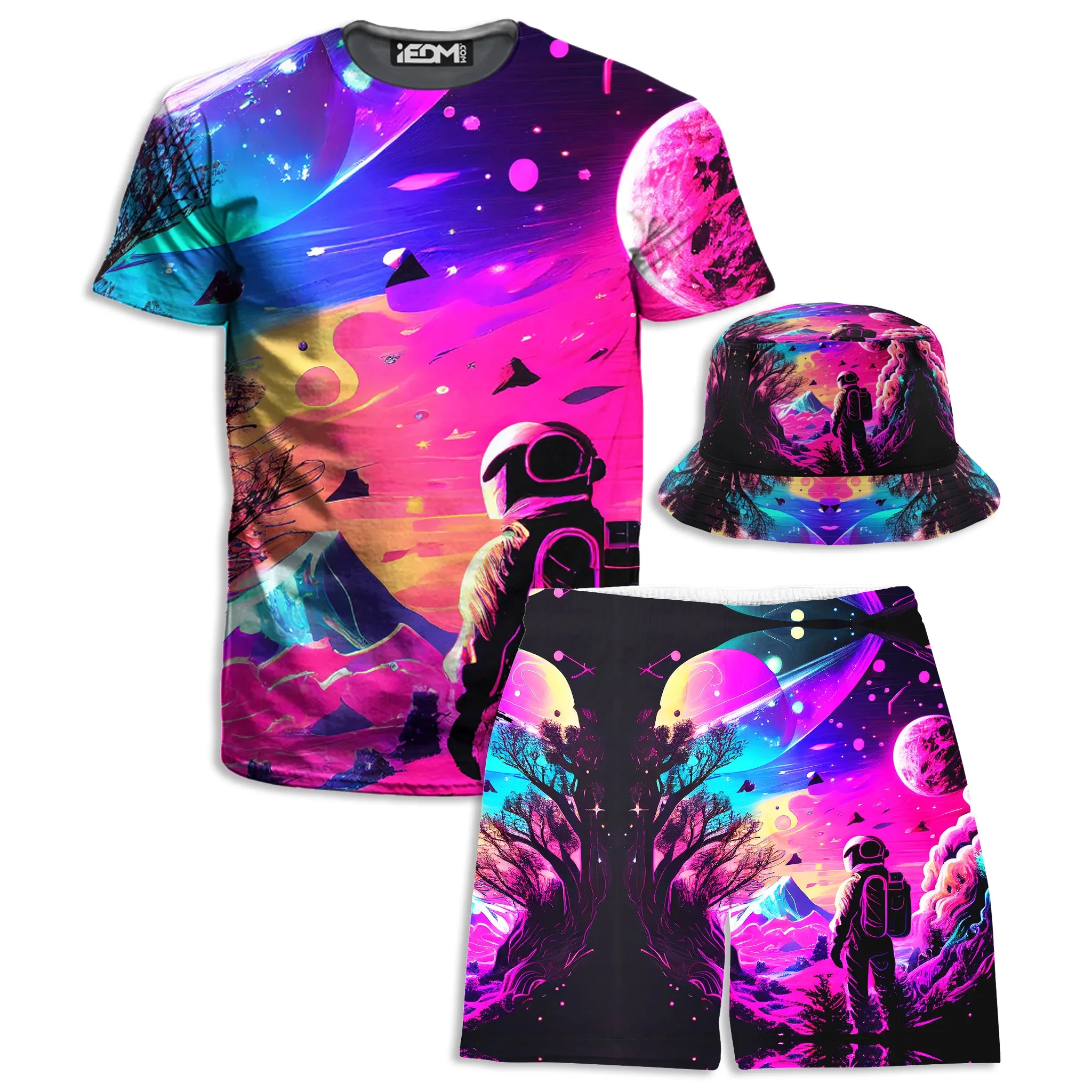 Metasphere T-Shirt and Shorts with Bucket Hat Combo