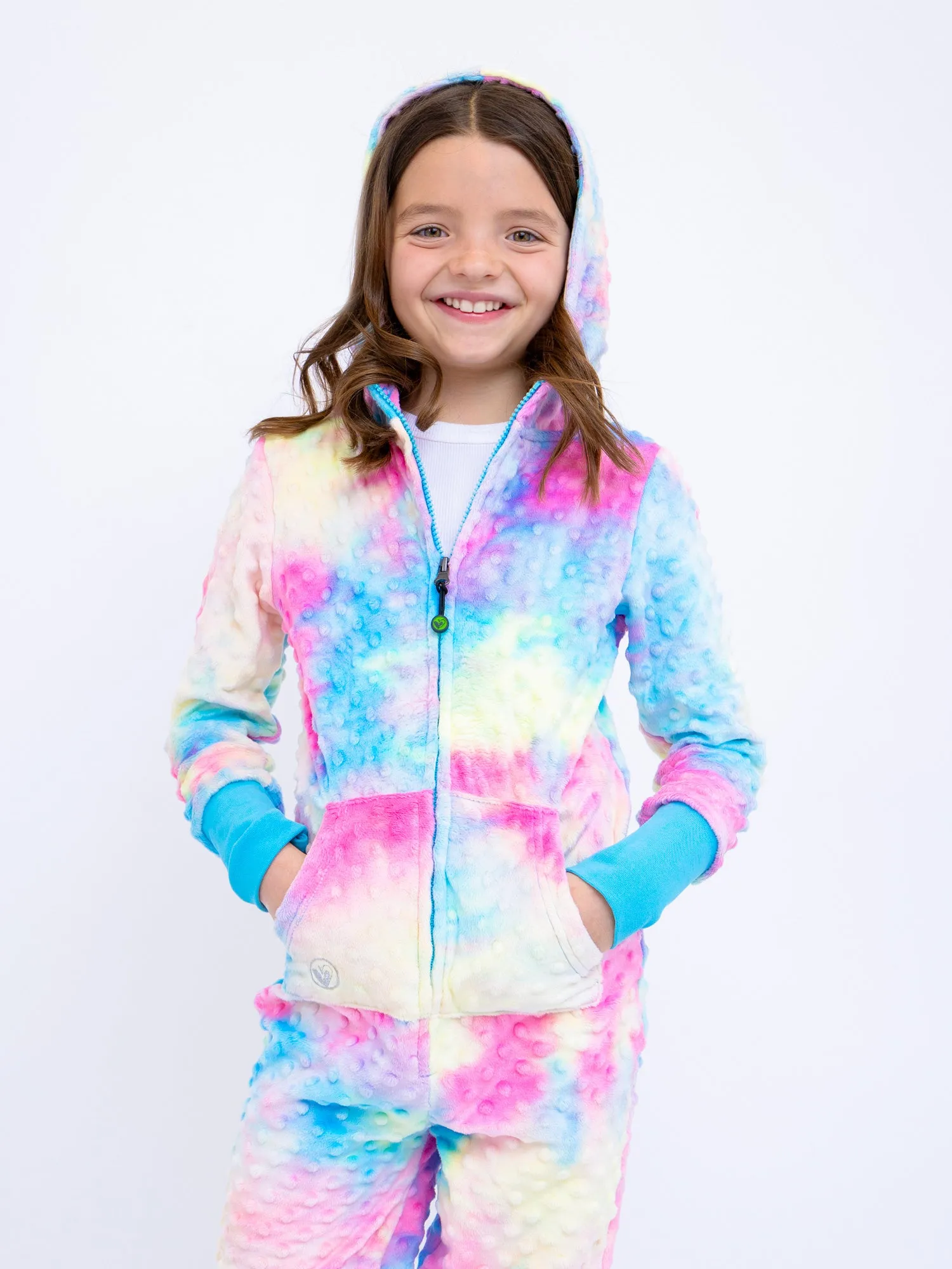 Minky Bubble Onesie - Tie Dye