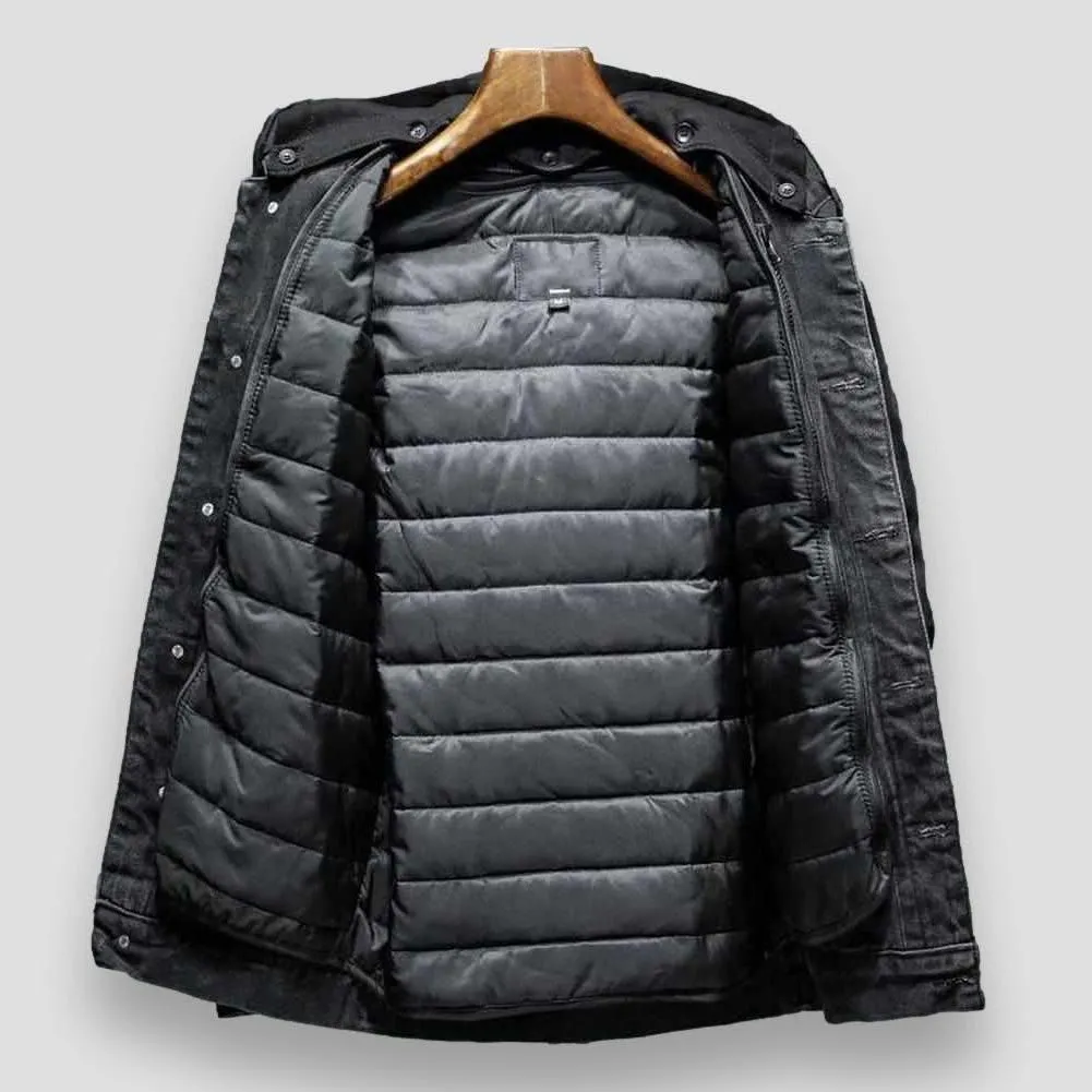 Moon Madrid Hooded Denim Jacket