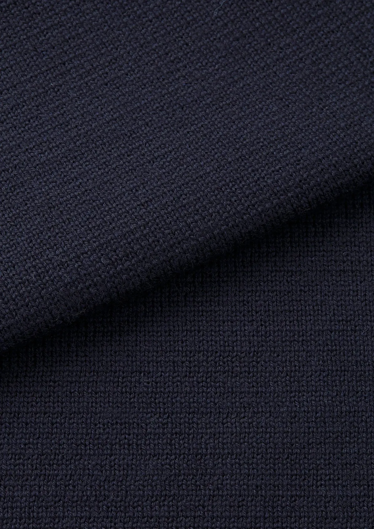 Navy Merino Knit Gilet