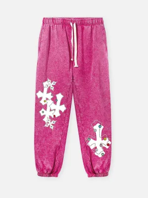 Noissey Colorful Diamond Logo Pants
