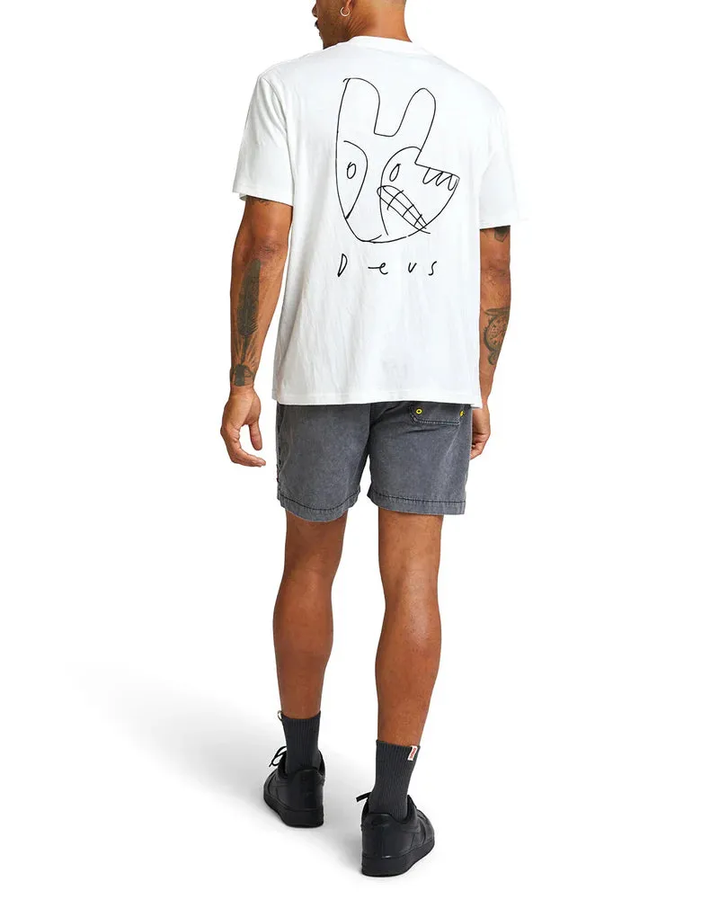 OLD HOUSE TEE / DEUS EX MACHINA / VINTAGE WHITE