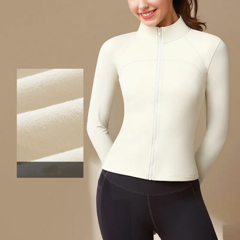 Padded Yoga Wear Women's Warm Jacket Running