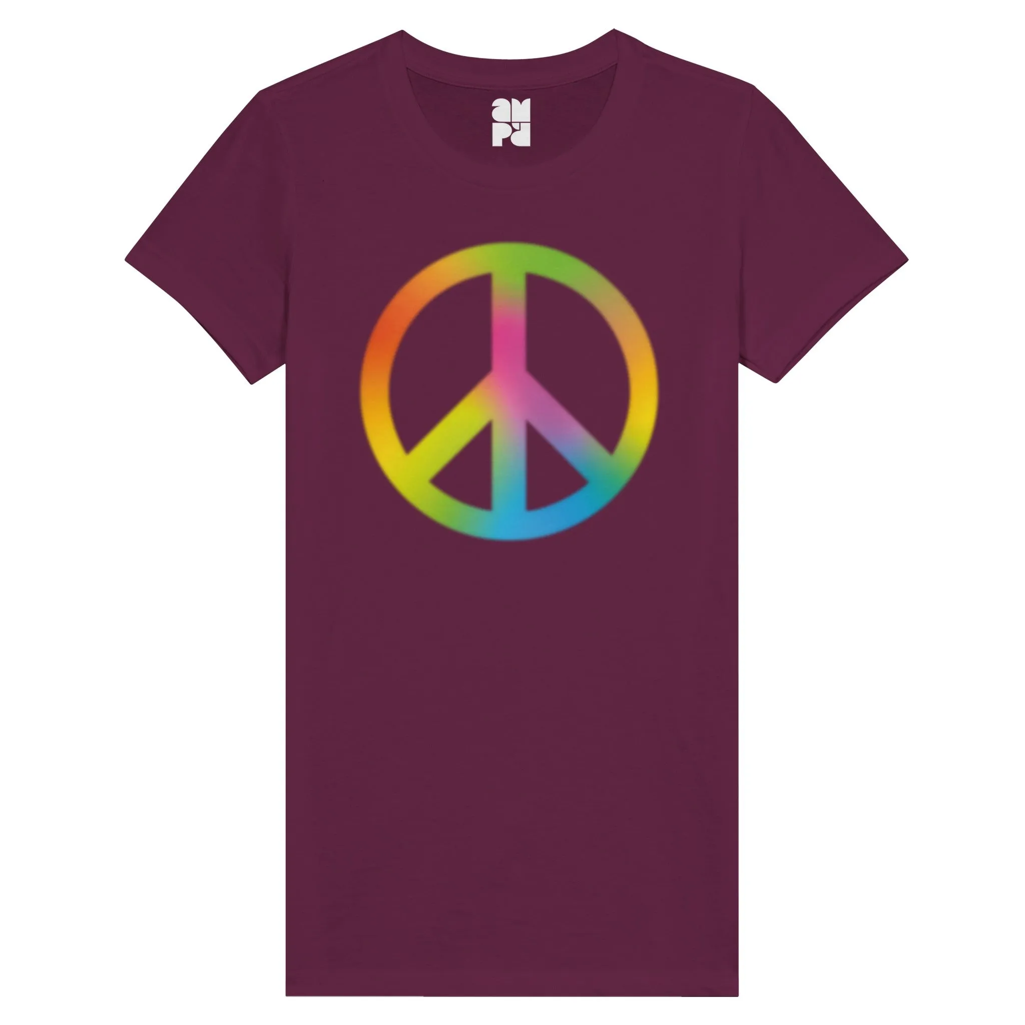 Peace Sign  -  Premium Womens Crewneck T-shirt