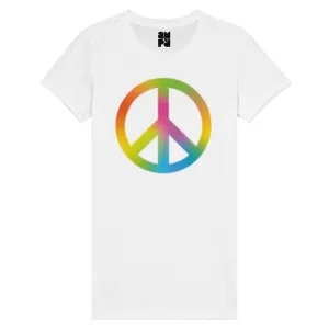 Peace Sign  -  Premium Womens Crewneck T-shirt