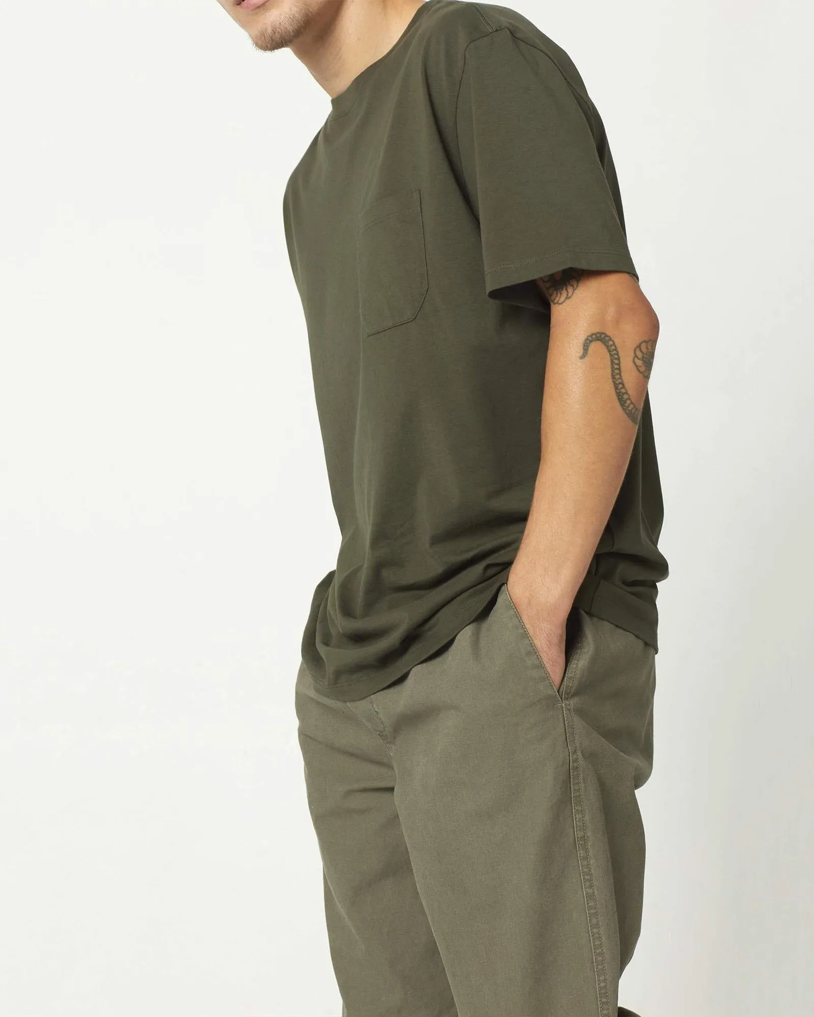 Pima Cotton Pocket Tee (Ivy)