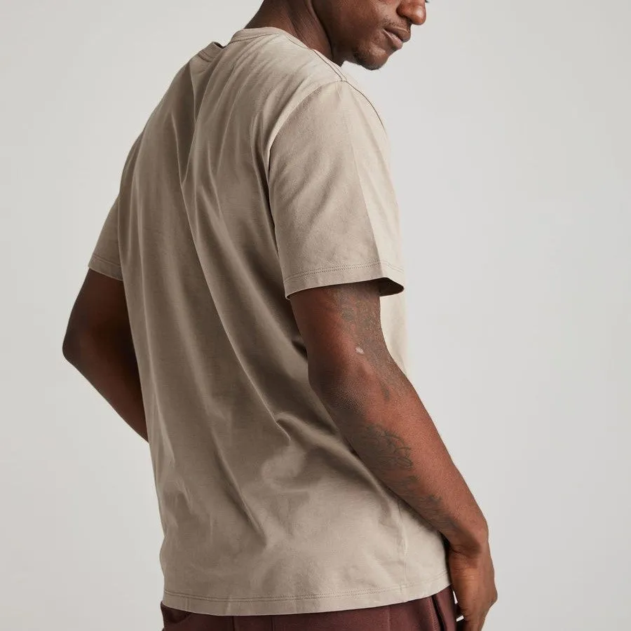 Pima Cotton Pocket Tee (Warm Grey)