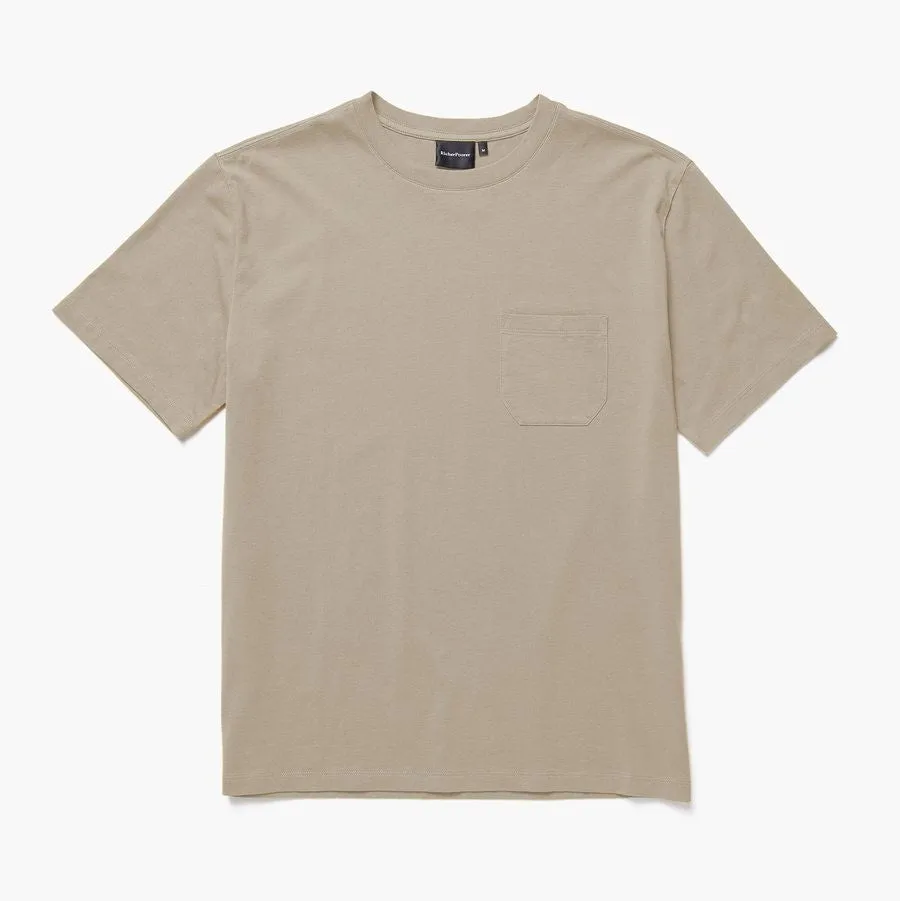Pima Cotton Pocket Tee (Warm Grey)