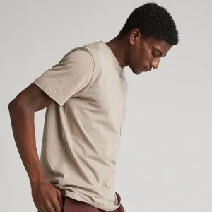 Pima Cotton Pocket Tee (Warm Grey)