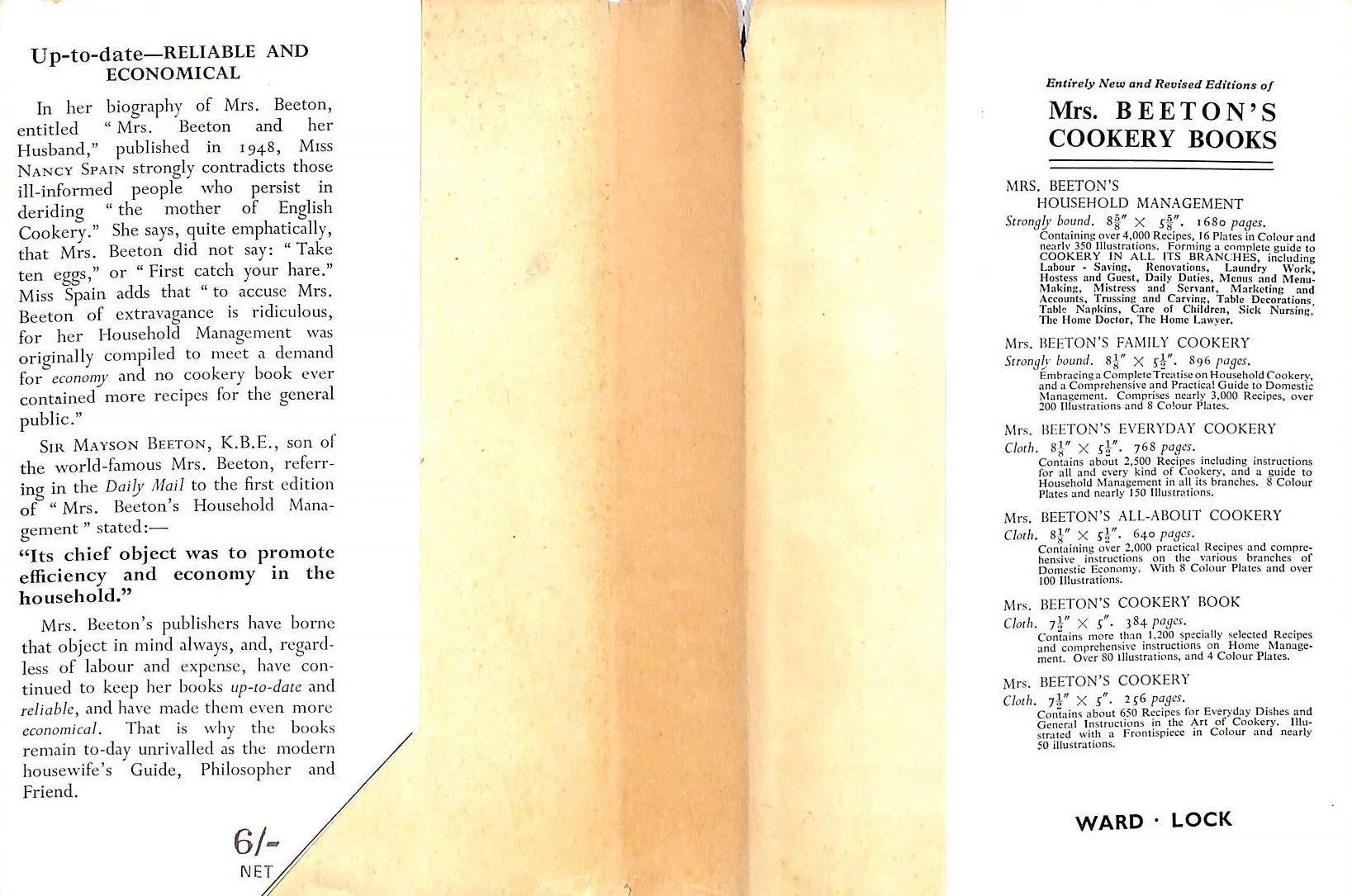 "Mrs. Beeton's Cookery: Practical And Economical Recipes For Every-Day Dishes"