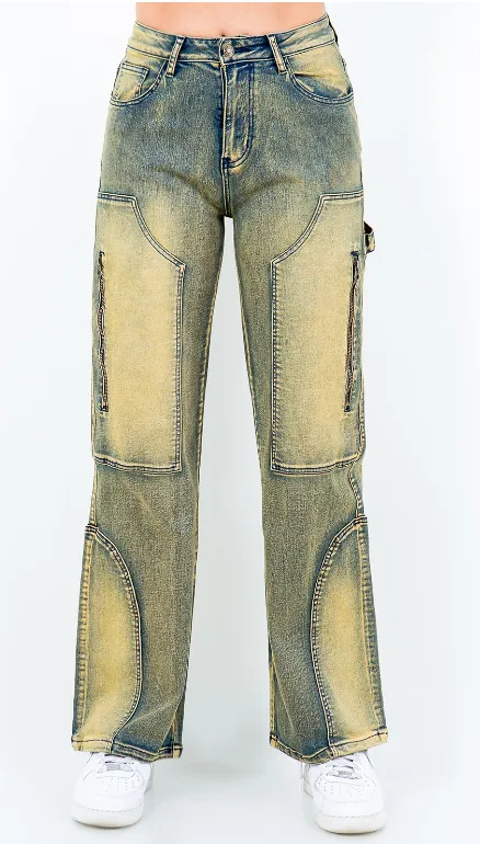 "Patchwork" Denim Jeans