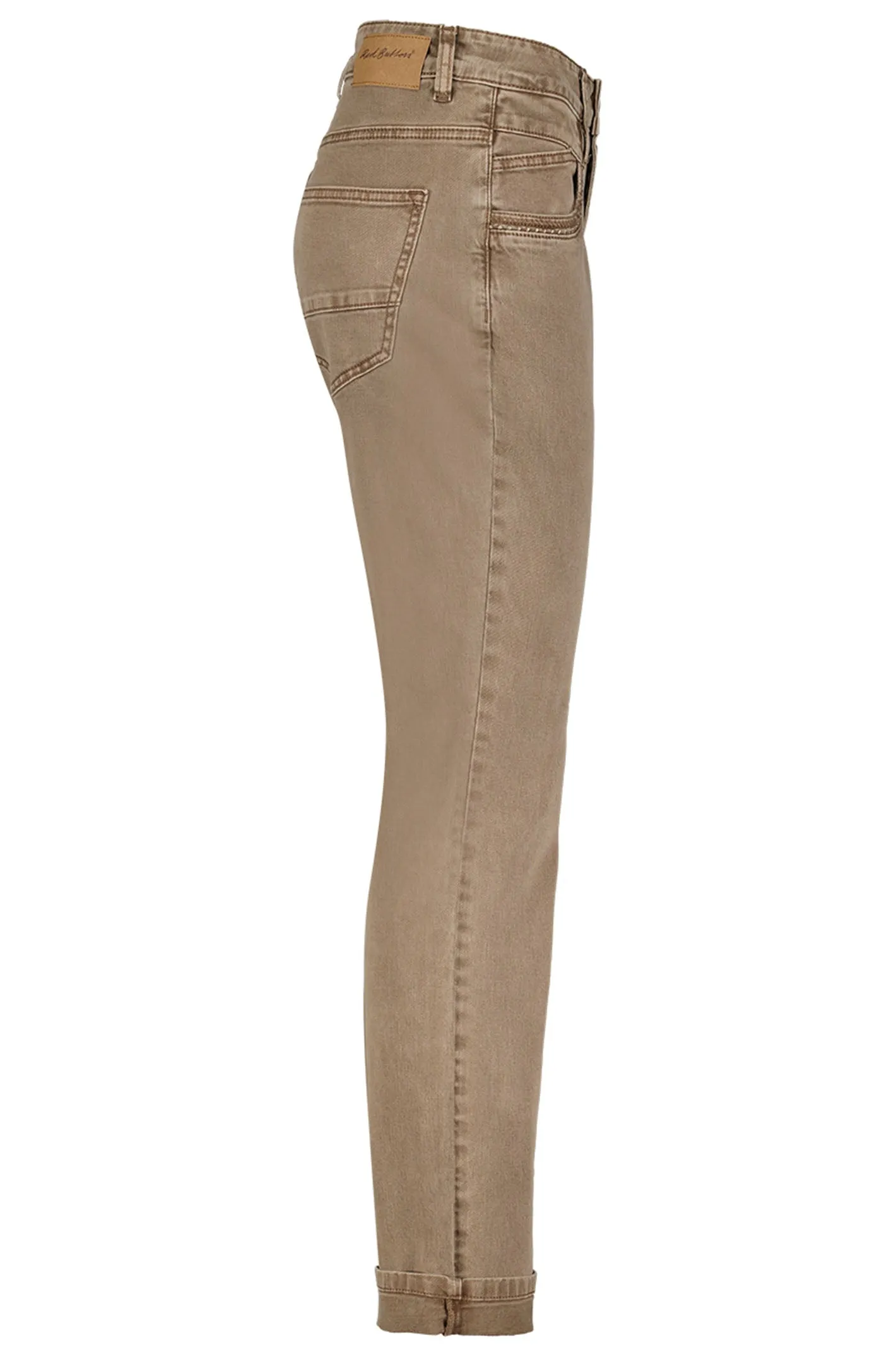 Red Button SRB4296A Sissy Coloured Denim Jeans Taupe