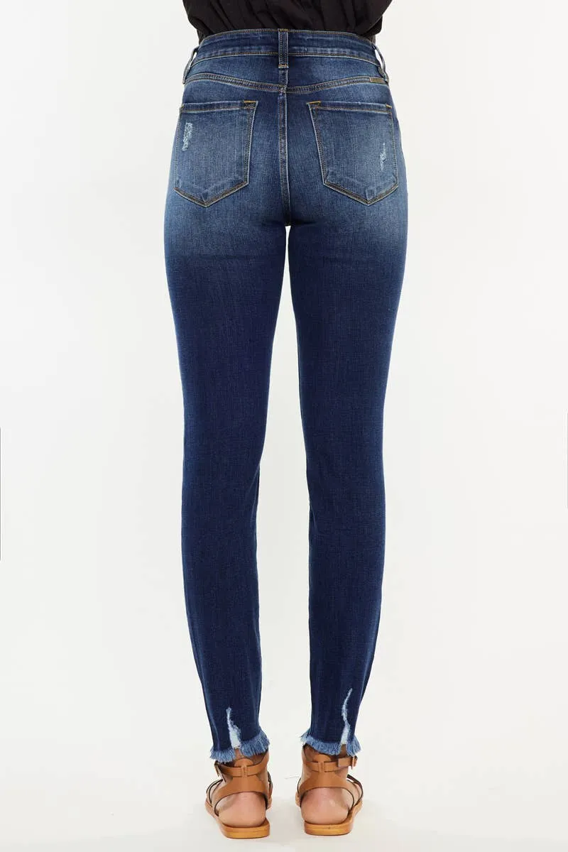 Rose gold button down KanCan Jean
